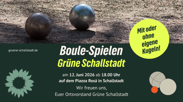 Boule-spielen Grüne Schallstadt